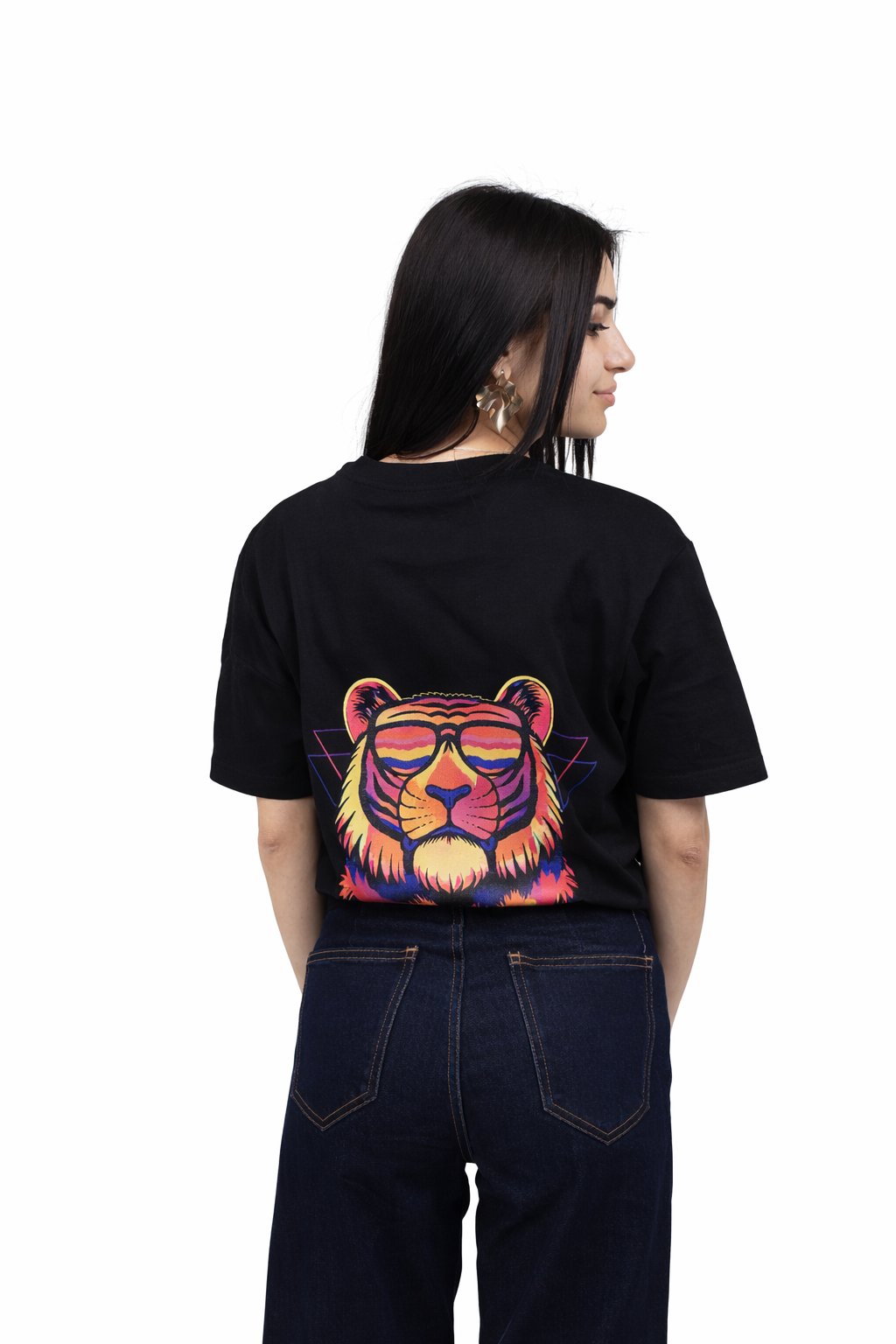 Neon Tiger Statement T-Shirt