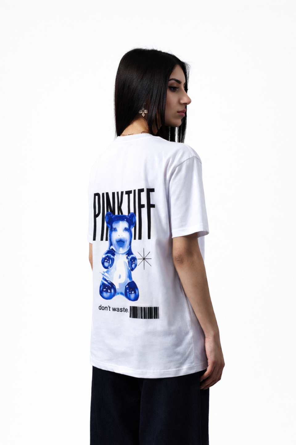 Blue Gummy Bear Graphic T-Shirt